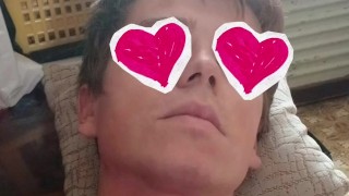Straight guy cums on his abs with loud moans and body shaking and legs shaking. LionHeart