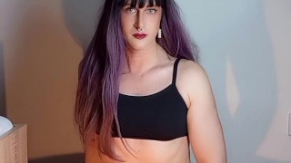 Nice ride with a black dildo.