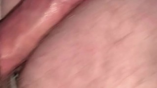 Close-up penetration of hairy big ass