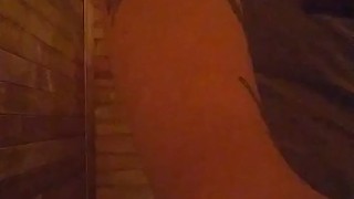 One of my first public strip & clothes destruction vids in my local park public bathroom in broad da