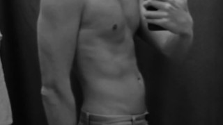 Teen fucks his ass with a dildo and gets anal prostate convulsive orgasm with shaking body and legs