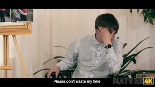 MATURE4K. Mature woman with big tits cheated on her husband and ended up in court