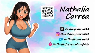 Nathlia Correa Pantalones ajustados a la piel por Latina de Grandes Tetas con Gran Culo