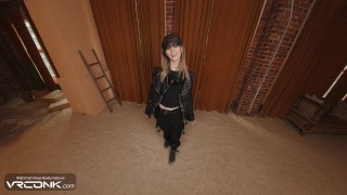 VR Conk: Horny Furiosa Gives Deep Blowjob And Rides A Big Cock In Cosplay Parody pt.2