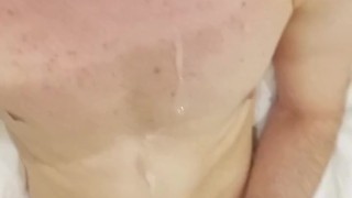 Strong orgasm after a month of abstinence