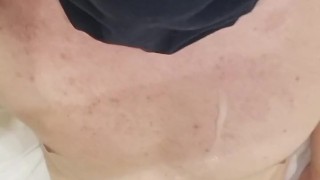 Strong orgasm after a month of abstinence