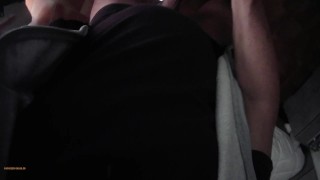 My wife sucks cocks for money. Milf blowjob with big cumshot in mouth