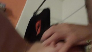 Caregiver Lets Disabled Boy practice Sucking Cock