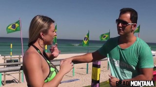 Levamos uma loiraça pra fazer um treino especial com foda hard e Anal - Fernandinha Fernandez