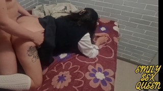 pretty schoolgirl fucked by her teacher Part 1 -Emily Sex Queen