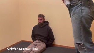 Farting on a sub bitch boy at a house party