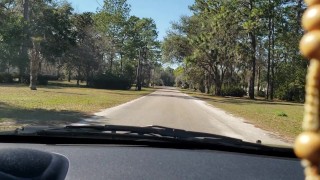 One of my very first public exhib strip vids during broad daylight on a dirt road!