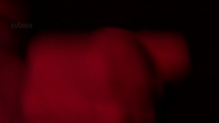 Massaging My Big Dick and Hairy Balls with Devilish Pleasure