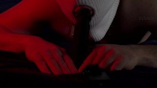 Sucking a Dildo Like a Real Dick Before Anal Play (POV)