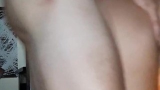 I fuck my lover at the window so the neighbors can watch, he squirts and screams with pleasure