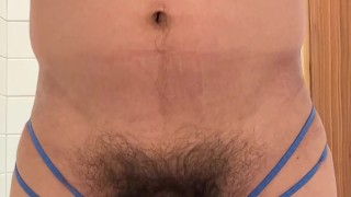 Uncut hairy cock twink slow motion piss
