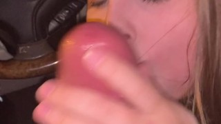 Blonde Teen Takes Care Of Drivers Big Dick