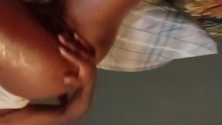 Ebony Thinks About Her Bf Best friend While Playing with Herself