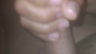 I jerk off in the adult theater while a group of people watch