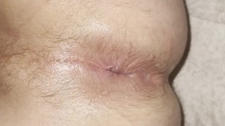 Playing with my sloppy ass after being fisted by my daddy