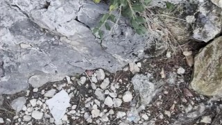 Pissing in the cruising area next to Sitges