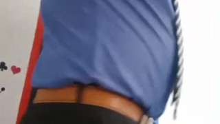 en traje