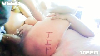 FRENCH FEMALE TAKES 12 INCHES BIG DICK BBC AND SQUIRTS A LOT CUMMING