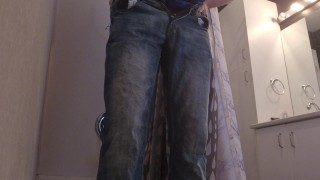 Still wet from last night so I pee in them again this morning