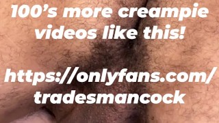 XL Huge monster cock fucks his cum inside ginger tradesman’s ass hole! Creampie!!