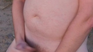 Short Dick Outside (5.5-inch cock): Naked Man in a Corn Field (Intense Jerking) - horny KolowskiBRO