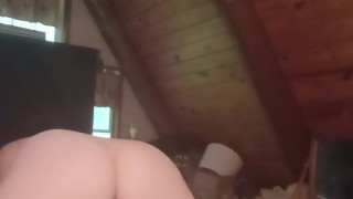 Naughty little kitten plays