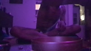 Naked sound bath