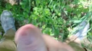 I was very scared, but I did it. Extremely dangerous masturbation during Africans safari