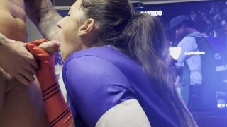 He Plays FIFA🎮 And I Suck His Cock Till He CUMS In My Face💦