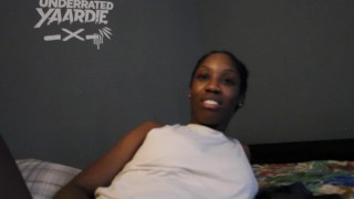 Cute Black Ebony Girl Gets Oiled Down and Freaky - She needs some discipline