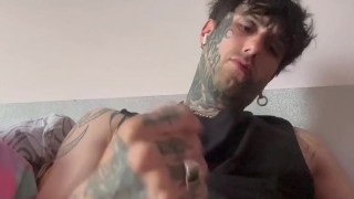 Solo masturbation POV after gym cumshot final