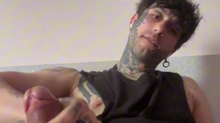 Solo masturbation POV after gym cumshot final