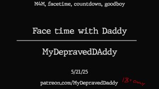 [M4M] Cum on camera for Daddy - Male Moaning Audio - Countdown.. for good boys only