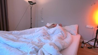 Couple's morning sex with a blow job. ANDRE LOVE.