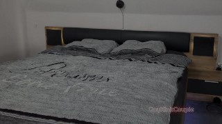 Romantic Couple Cuddles and Kisses until They Cum