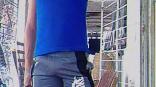 Me vestindo para ir para a academia