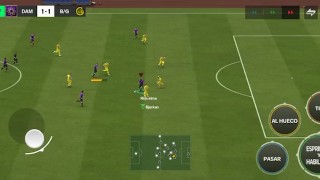 Penetración de balones en la portería. FC mobile. Juego limpio torneo . Prácticando el tiro