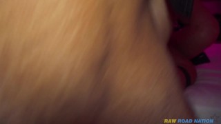 HORNY BASTARDS TEAR UP BEEFY LAD’S HOLE IN RED LIGHT DISTRICT FUCKFEST