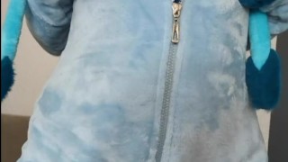 Frosty Temptation: Glaceon Cosplay Tease to Icy Lingerie Meltdown