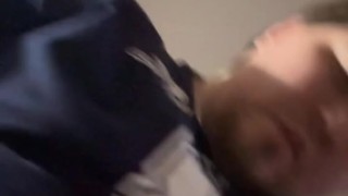 Fat chub blows huge load in awesome POV!