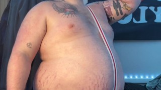 Piggy Chugs in a one piece