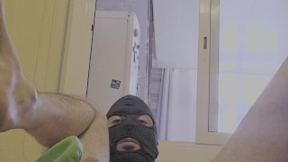 Playing with my tentacle dildo