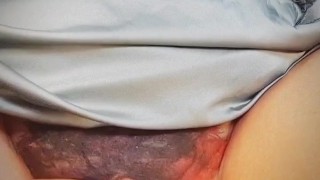 I'm alone touching and playing my Wet pussy