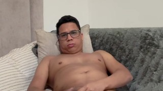 Jerking off after work