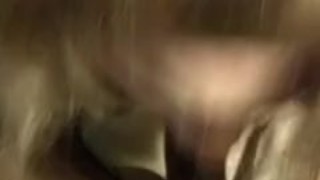 My pretty sissy girlfriend sucks and swallows it all